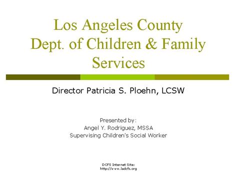 fsdss 699|Los Angeles County Department of Children and Family Services.